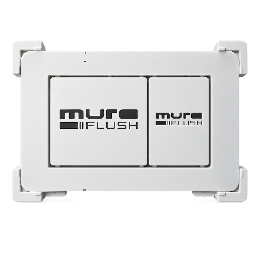 Hidden flush button M1 - assembly